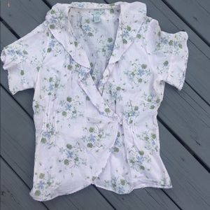 Anthropologie Odille wrap top